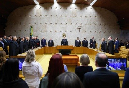 Sessão Solene de Abertura do Ano Judiciário de 2026, ontem, no Supremo Tribunal -  (crédito: Gustavo Moreno/STF) -Sessão Solene de Abertura do Ano Judiciário de 2026, ontem, no Supremo Tribunal -  (crédito: Gustavo Moreno/STF)