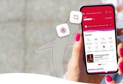 Aplicativo do banco Bradesco apresenta instabilidade nos serviços -  (crédito: Divulgação/Bradesco) -Aplicativo do banco Bradesco apresenta instabilidade nos serviços -  (crédito: Divulgação/Bradesco)