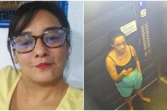 No dia em que desapareceu, Daiane foi vista às 18h50, quando foi flagrada por câmeras de segurança do edifício
 -  (crédito: TV Alterosa Goiás / Reprodução)