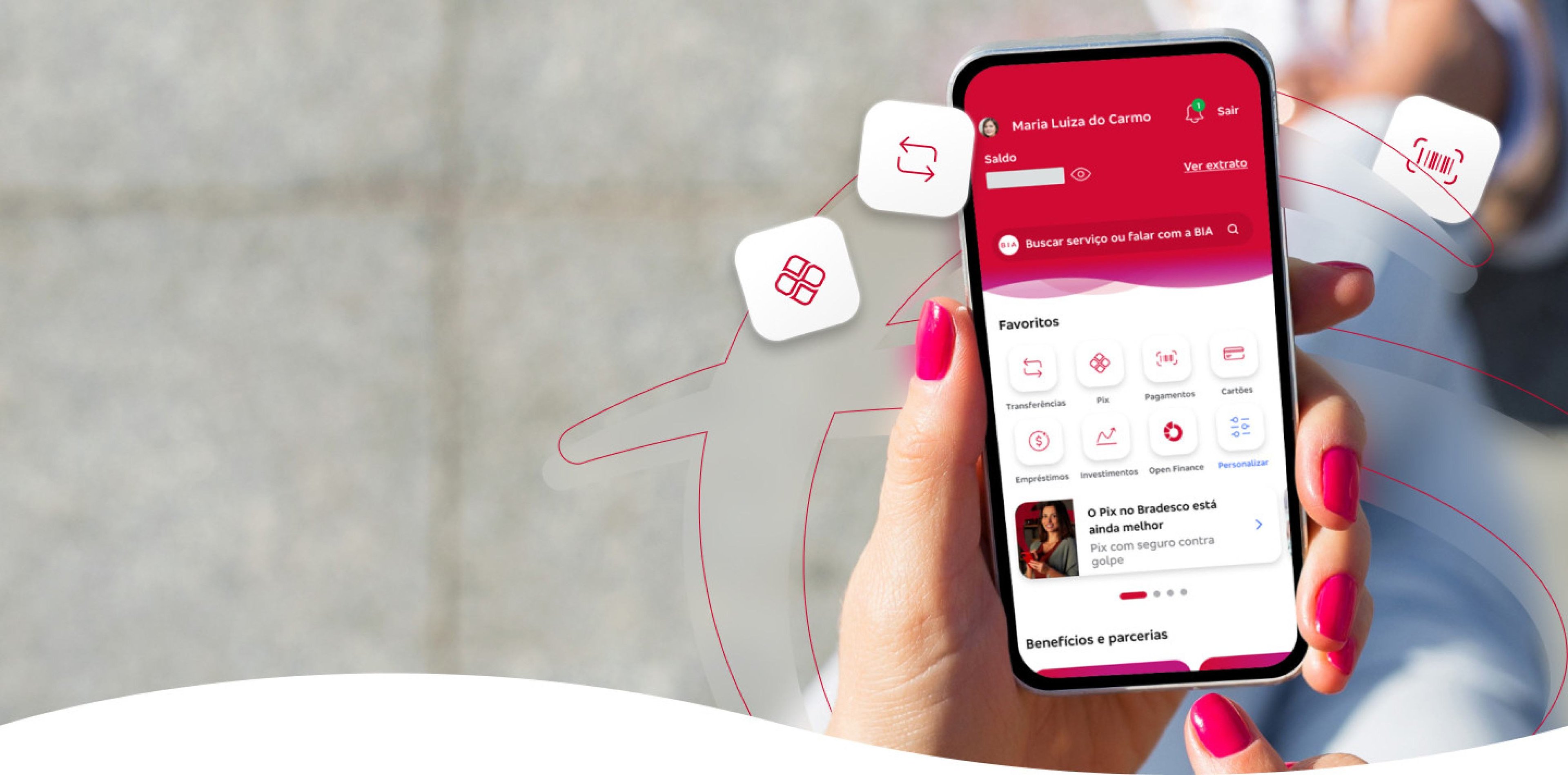 Aplicativo do Bradesco fica fora do ar nesta segunda