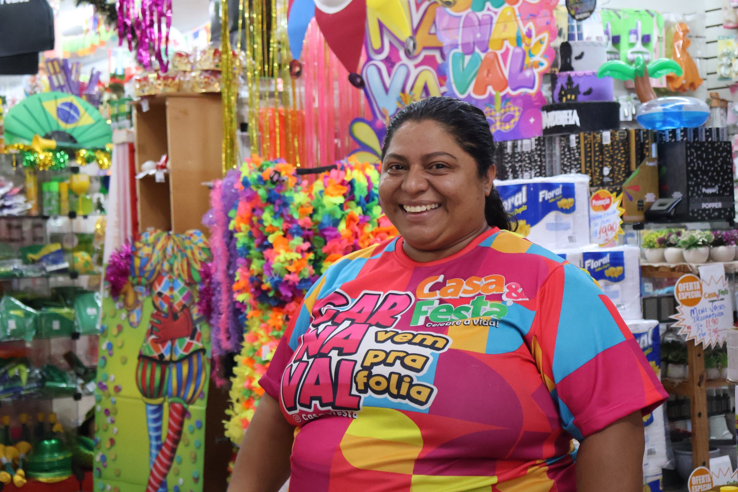 "Todo ano precisa ser melhor que o anterior. At&eacute; o momento, sempre conseguimos alcan&ccedil;ar as metas", afirma gerente da loja Casa & Festa, em Taguatinga