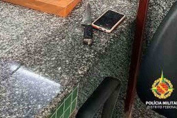 De acordo com a vítima, a agressão ocorreu por parte do vizinho - (crédito: Divulgação/PMDF) De acordo com a vítima, a agressão ocorreu por parte do vizinho - (crédito: Divulgação/PMDF)