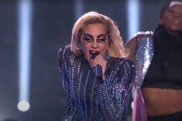 A cantora americana Lady Gaga -  (crédito: Reprodução Youtube NFL)