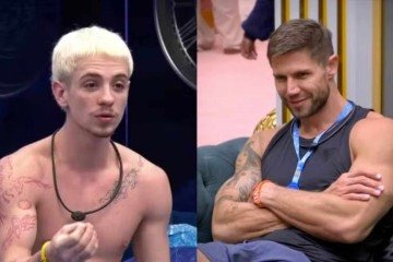 'Você não sabe falar. É tanta testosterona. Treinou tanto, mas não malhou o cérebro', disse Juliano Floss -  (crédito: Reprodução / TV Globo)