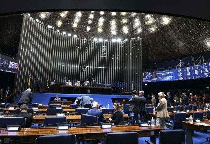  Senado aprova MP do Gás nesta terça-feira (3/2). -  (crédito: Foto: Carlos Moura/Agência Senado)