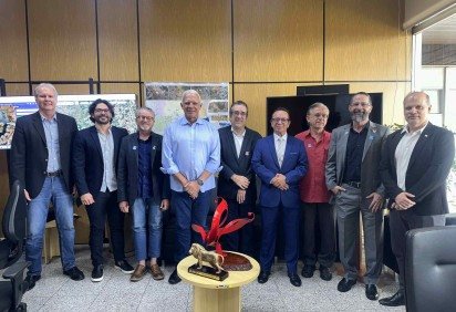 Encontro ocorreu no Palácio do Buriti nesta terça-feira (3/2) -  (crédito: Material cedido ao Correio) -Encontro ocorreu no Palácio do Buriti nesta terça-feira (3/2) -  (crédito: Material cedido ao Correio)