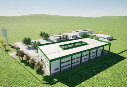 Projeto do IFB Sol Nascente orçado em cerca de R$ 30 milhões: salas de aula, refeitório, quadra poliesportiva, auditório -  (crédito: Divulgação/ IFB)