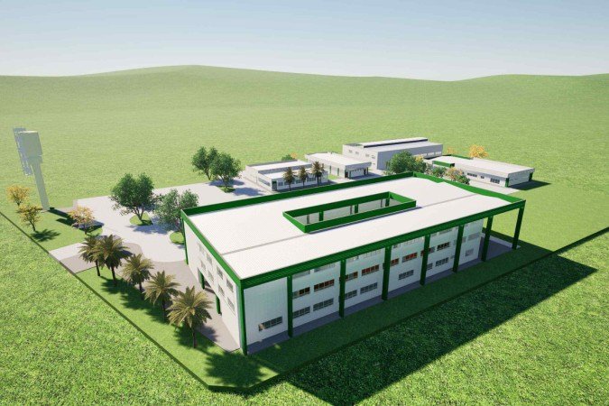 Projeto do IFB Sol Nascente orçado em cerca de R$ 30 milhões: salas de aula, refeitório, quadra poliesportiva, auditório -  (crédito: Divulgação/ IFB)