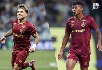 Volante e atacante estão recuperados de lesão -  (crédito: Fotos: Lucas Merçon / Marcelo Gonçalves / Fluminense) -Volante e atacante estão recuperados de lesão -  (crédito: Fotos: Lucas Merçon / Marcelo Gonçalves / Fluminense)