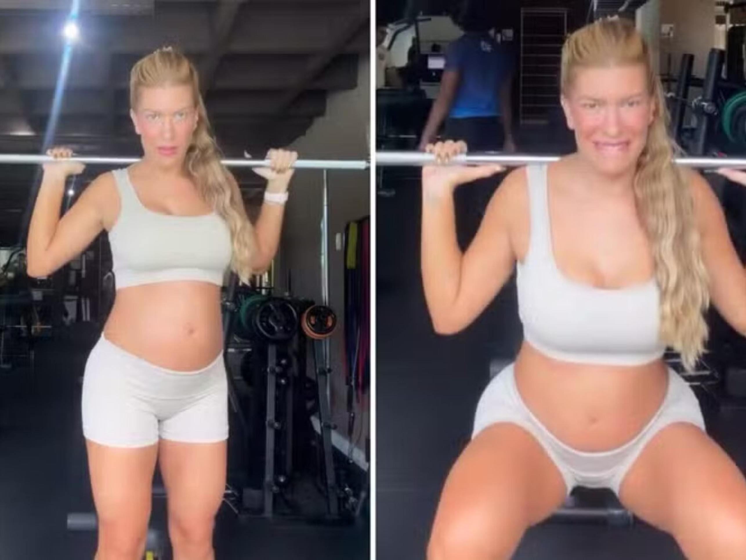 Grávida, Lore Improta revela dificuldade para manter massa magra -  (crédito: Observatorio dos Famosos)