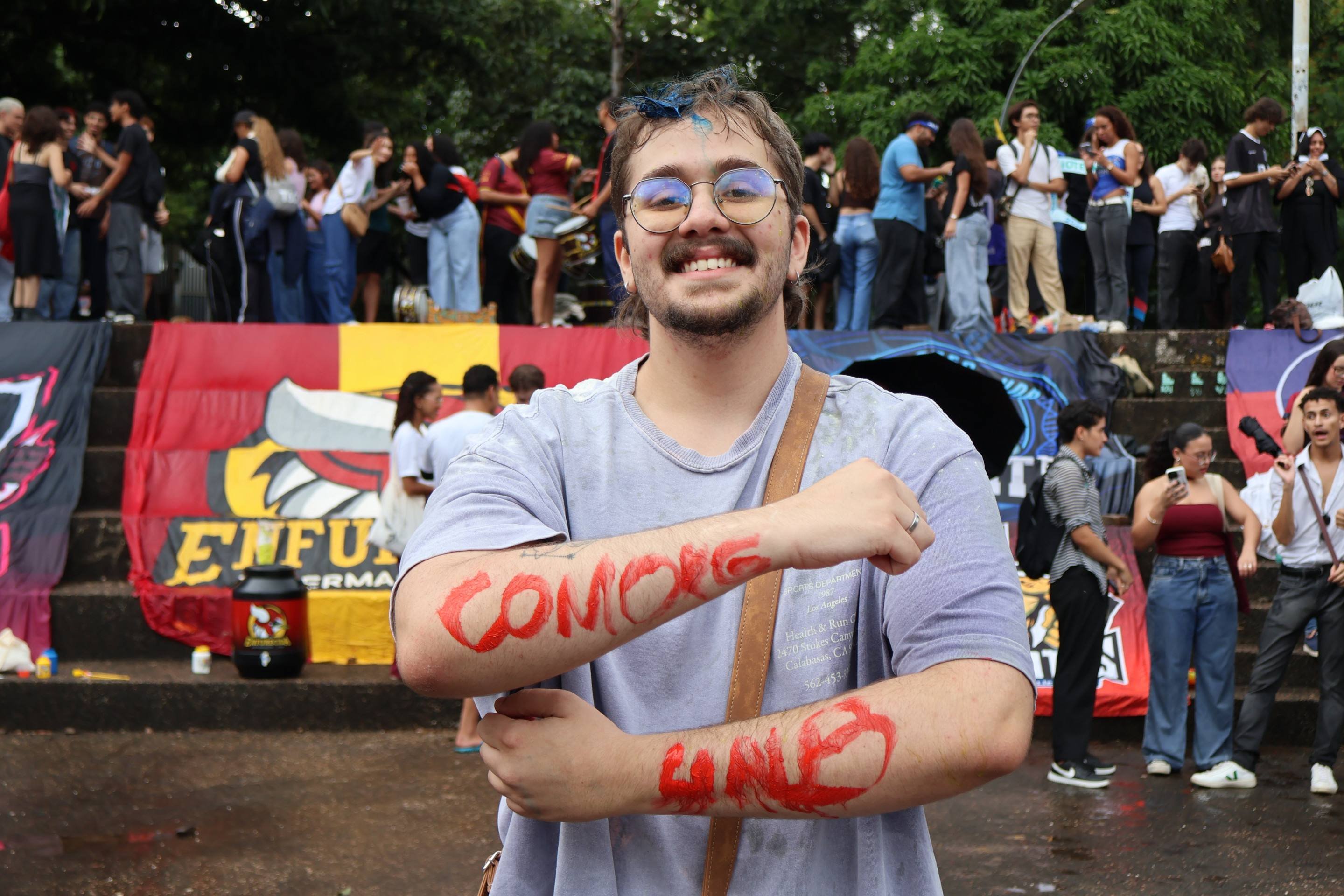  Resultado do Vestibular  da UNB. Na Foto Ian Santos.