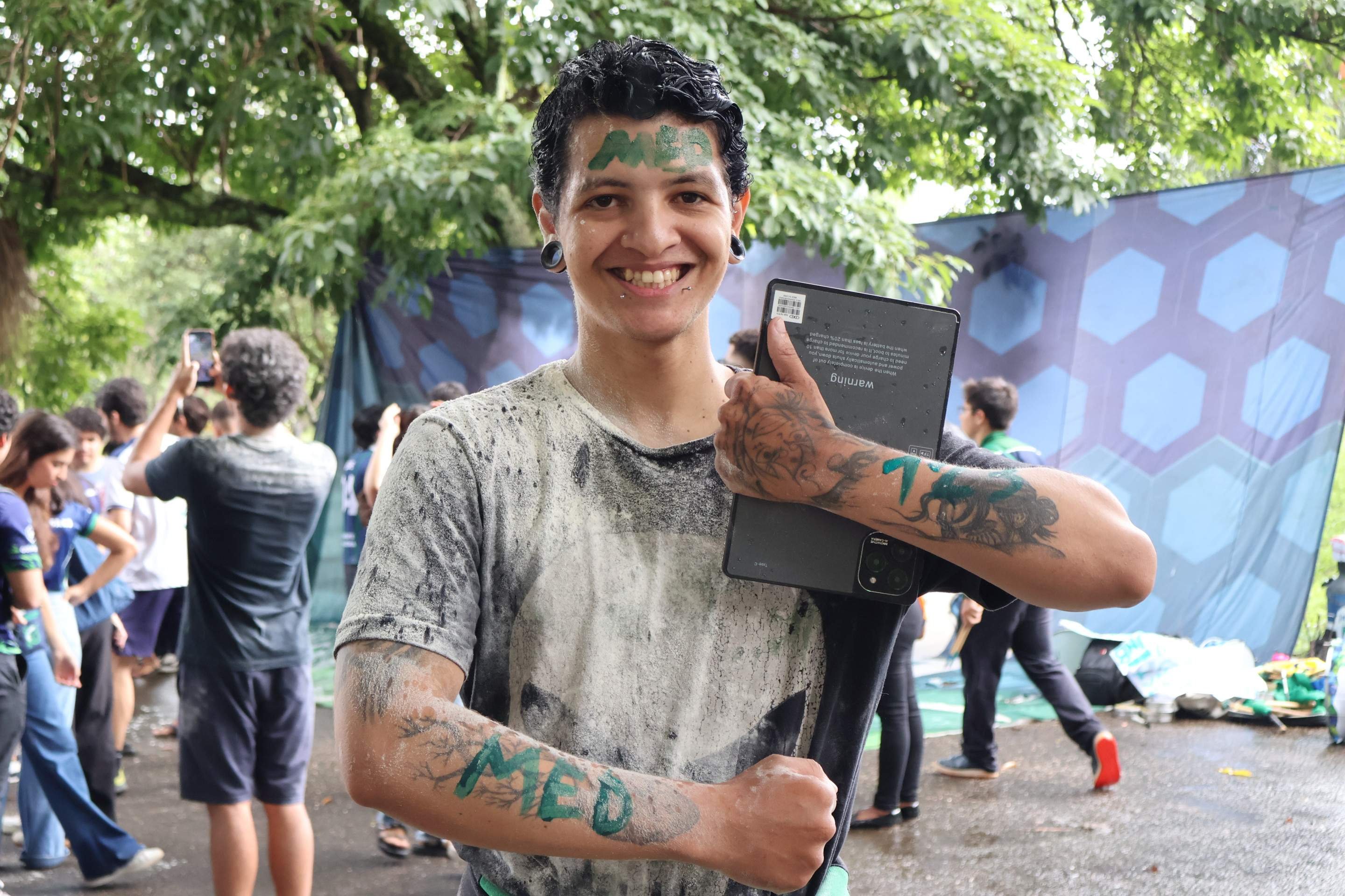 Luan Marcelo mal pode acreditar que passou em medicina