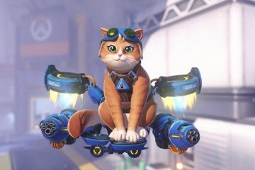Novo personagem de suporte, o gato, Jetpack Cat