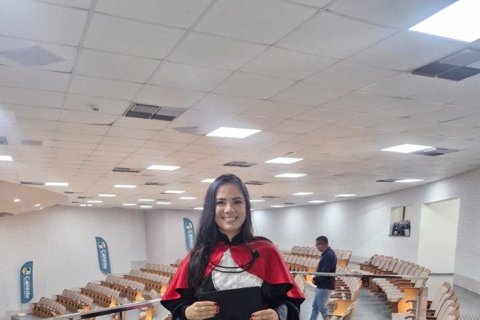 Formatura de direito de Darilene Rocha de carvalho -  (crédito: Arquivo Pessoal)