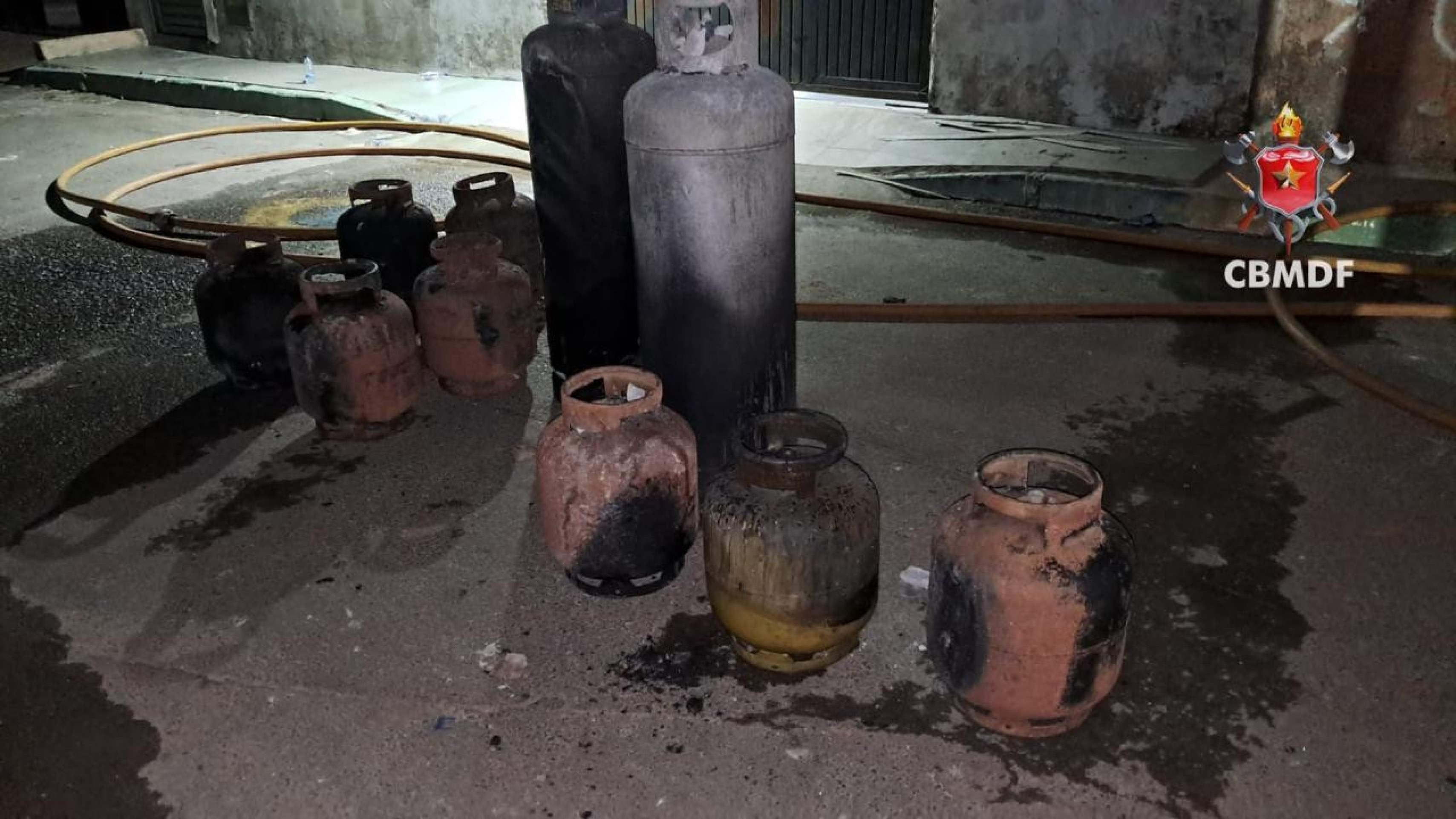 Inc&ecirc;ndio atingiu 11 botij&otilde;es de g&aacute;s no Sol Nascente