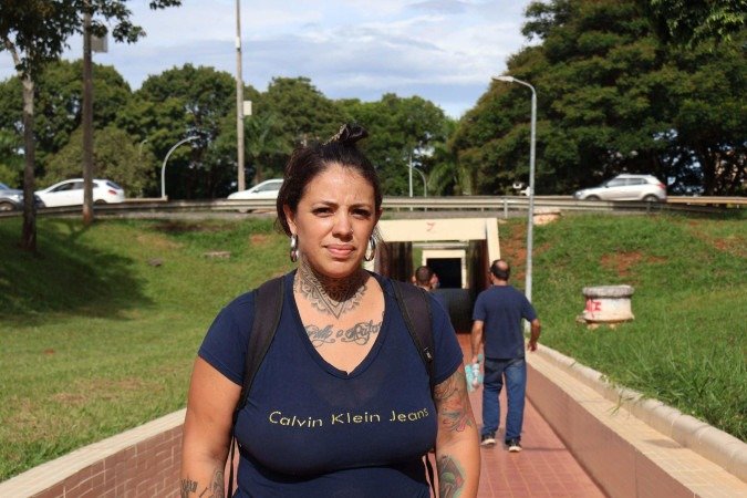 Grazieli de França Santos preferia atravessar o Eixão antes