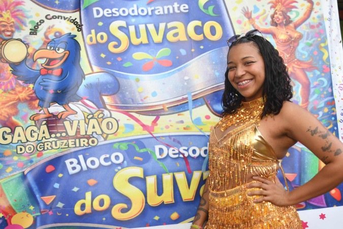  Carnaval 2026. Bloco Desodorante do Suvaco. Na foto, Estefani dos Santos. 