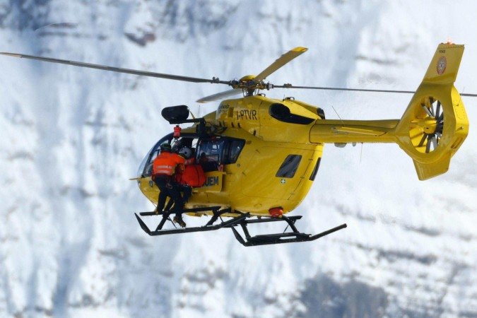 Lindsey Vonn sofre queda no downhill das Olimpíadas de Inverno e é resgatada de helicóptero - (crédito: BBC Geral) Lindsey Vonn sofre queda no downhill das Olimpíadas de Inverno e é resgatada de helicóptero - (crédito: BBC Geral)