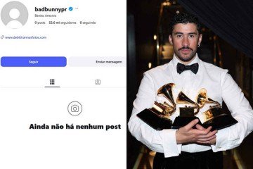 Movimento silencioso de Bad Bunny chamou atenção dos fãs após o Super Bowl -  (crédito: MATT WINKELMEYER / GETTY IMAGES NORTH AMERICA / GETTY IMAGES VIA AFP)