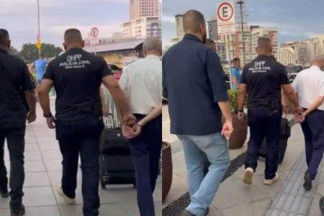 Piloto da Latam é preso dentro da aeronave por suspeita de aliciamento infantil -  (crédito: Reprodução/Redes sociais)