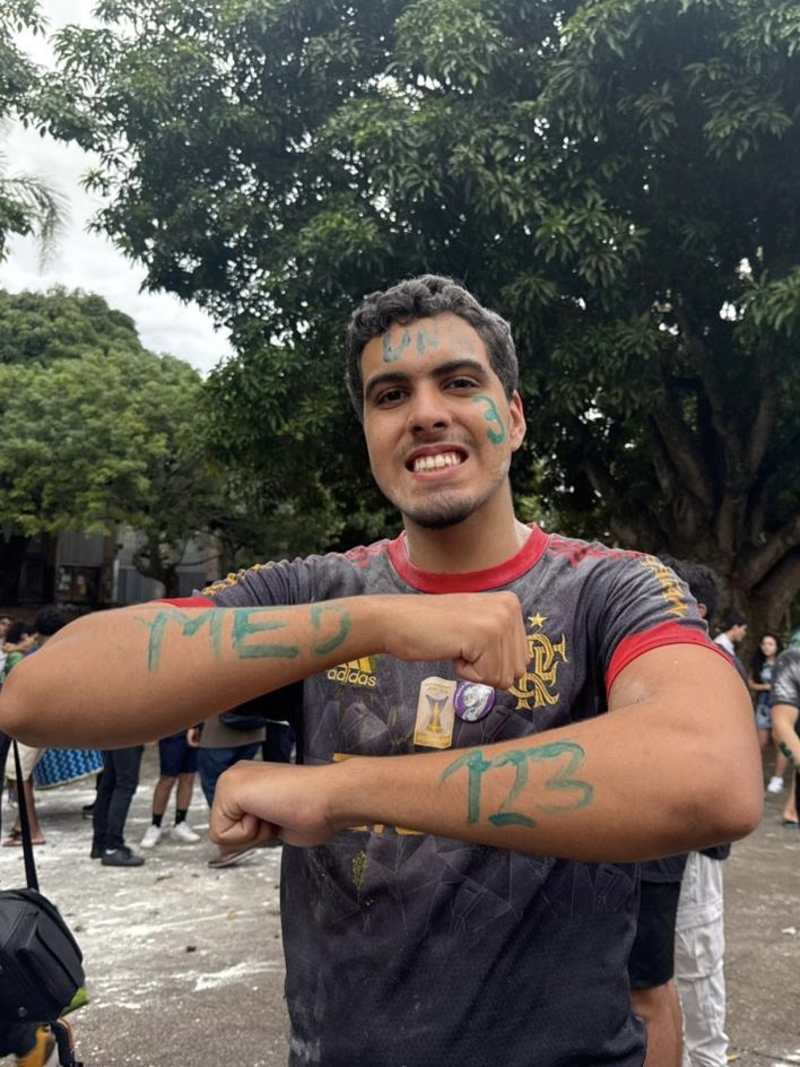 Jo&atilde;o Vitor Fernandino, 18, foi o 3&ordm; colocado em medicina