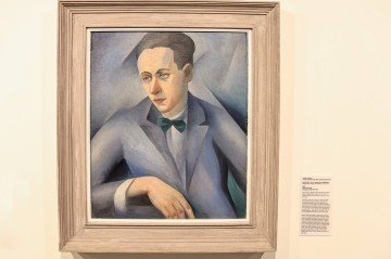 Retrato azul (Sergio Millieti), de 1923