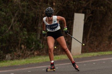 Duda treina a maior parte do ano em SP, no rollerski, a versão no asfalto -  (crédito: Igo Bione/CBDN)