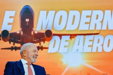 Anúncio do valor ocorreu no Palácio do Planalto, mas líder petista decidiu não discursar no evento -  (crédito:  Ricardo Stuckert/PR)