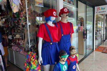 Super Mario, personagem de videogame, está disputado -  (crédito: Walkyria Lagaci / CB Press)