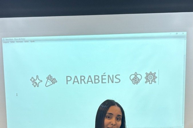 Geovanna Gabrielly Oliveira, 18 anos, aprovada em jornalismo na Universidade de Brasília (UnB)