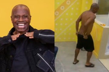 BBB 26: Edilson ignora câmeras e fica pelado em momento íntimo -  (crédito: Reprodução/TV Globo)
