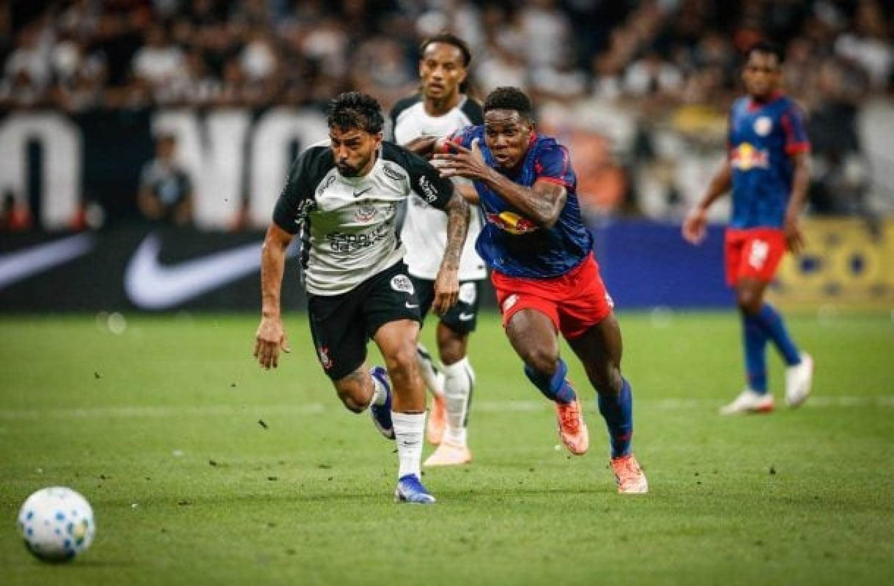 O Corinthians freou a possibilidade de o Red Bull Bragantino ter 100% de aproveitamento em três rodadas -  (crédito: oto: Ari Ferreira / Red Bull Bragantino)