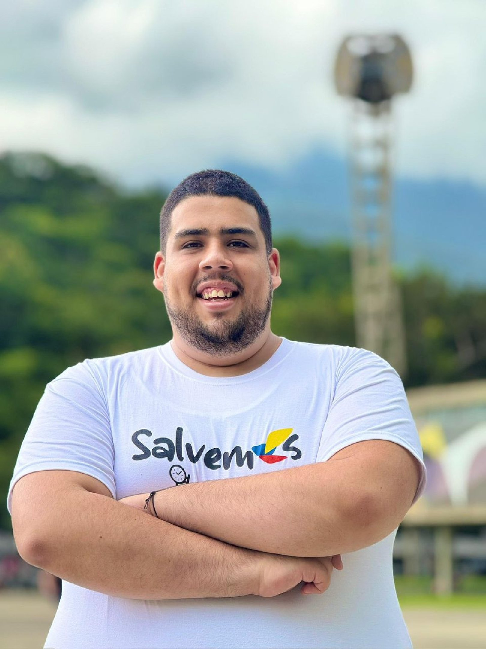 Miguelangel Su&aacute;rez, presidente da Federa&ccedil;&atilde;o dos Centros Universit&aacute;rios da Universidad Central de Venezuela (UCV)