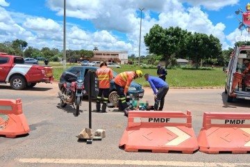 Não há informações sobre a dinâmica do acidente - (crédito: CBMDF) Não há informações sobre a dinâmica do acidente - (crédito: CBMDF)