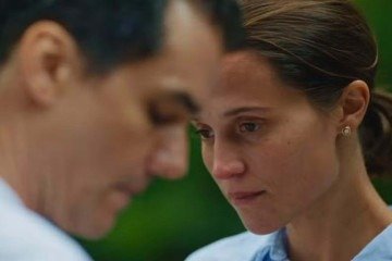 Primeira foto do filme mostra Wagner Moura e Alicia Vikander em 'The last day' - (crédito: Divulgação / Killer Films) Primeira foto do filme mostra Wagner Moura e Alicia Vikander em 'The last day' - (crédito: Divulgação / Killer Films)