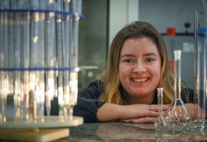  Instituto SENAI de Inova....o em Engenharia de Pol..meros - 07/06/2023 - S..o Leopoldo / RS - Daniela Araujo, pesquisadora em Qu..mica.
     -  (crédito:  Iano Andrade / CNI)