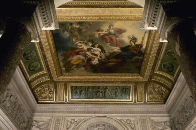 Em meio a uma onda de problemas estruturais, vazamento atinge teto histórico na ala mais visitada do Louvre, colocando em risco obra do século 19 - (crédito: Reprodução/Museu do Louvre) Em meio a uma onda de problemas estruturais, vazamento atinge teto histórico na ala mais visitada do Louvre, colocando em risco obra do século 19 - (crédito: Reprodução/Museu do Louvre)