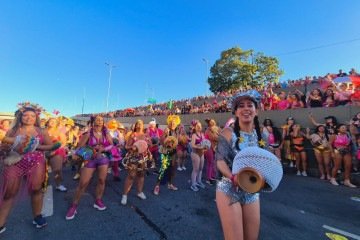 A narrativa do desfile propõe leveza, liberdade e cura -  (crédito: Jair Amaral/EM/D.A Press)