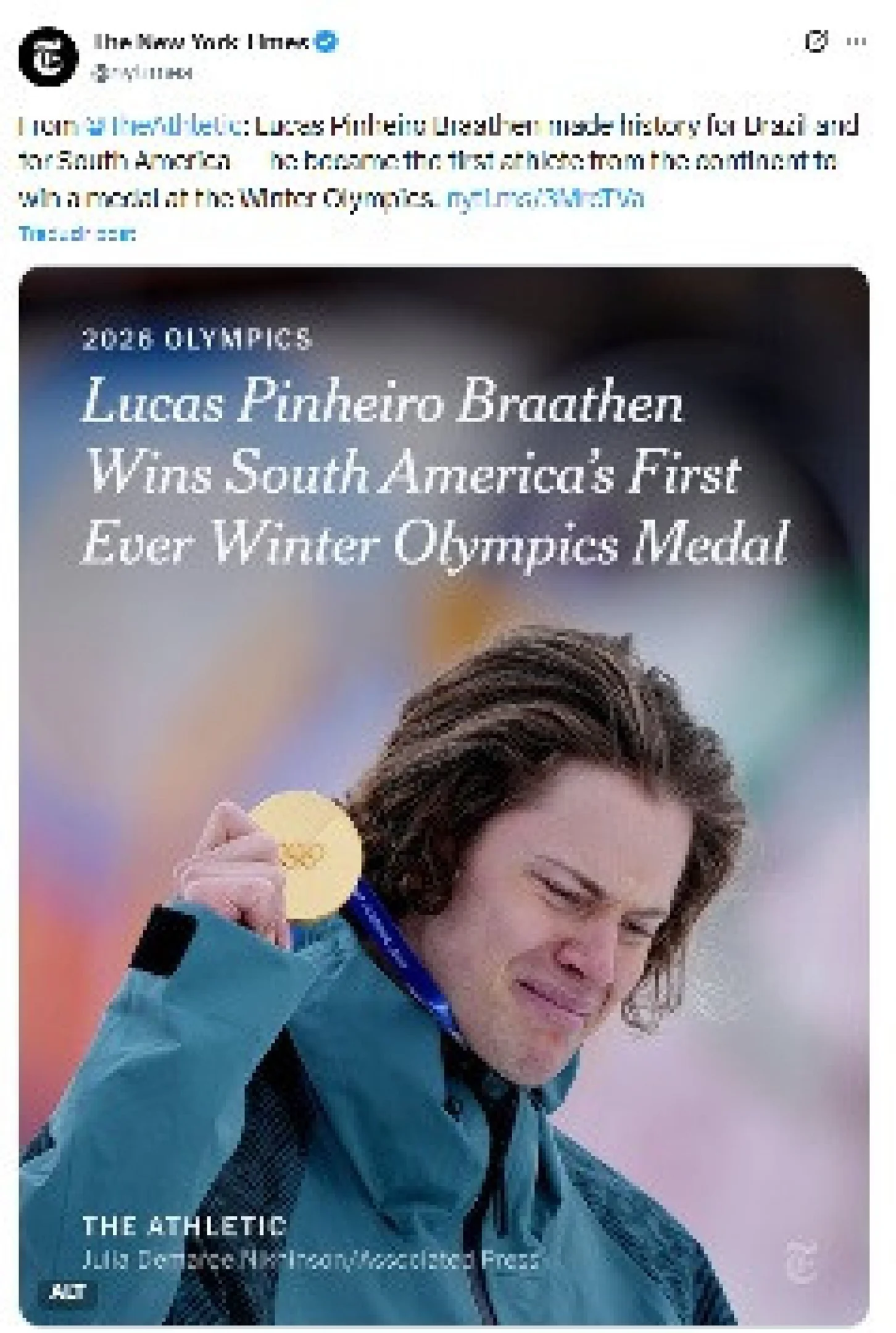 Imprensa Internacional repercute a conquista da medalha de ouro de Lucas Pinheiro