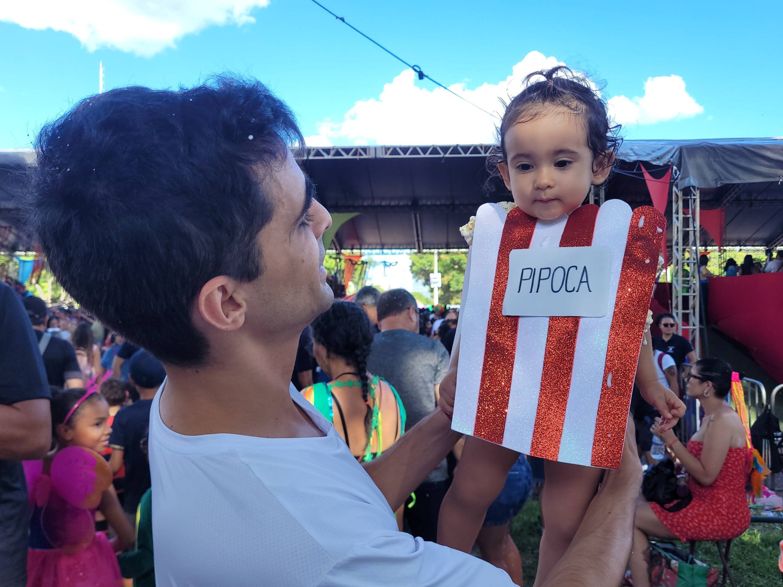  Bruno Lima e a filha Isis Maya na Baratinha