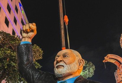 Samba-enredo conta a história do presidente desde seu nascimento, em Garanhuns, até seus mandatos como chefe do Executivo -  (crédito: Reprodução/Emerson Pereira/Acadêmicos de Niterói) -Samba-enredo conta a história do presidente desde seu nascimento, em Garanhuns, até seus mandatos como chefe do Executivo -  (crédito: Reprodução/Emerson Pereira/Acadêmicos de Niterói)