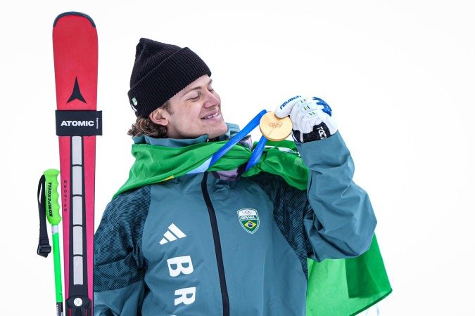 Ouro em Mil&atilde;o-Cortina faz Lucas pensar na edi&ccedil;&atilde;o de 2030, nos Alpes Franceses