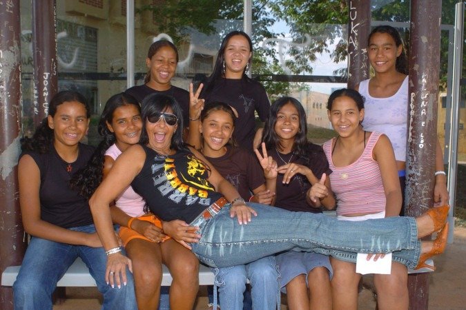 Gretchen em Brasília em 2005: nos braços do povo - (crédito: Cadu Gomes/CB/D.A Press) Gretchen em Brasília em 2005: nos braços do povo - (crédito: Cadu Gomes/CB/D.A Press)