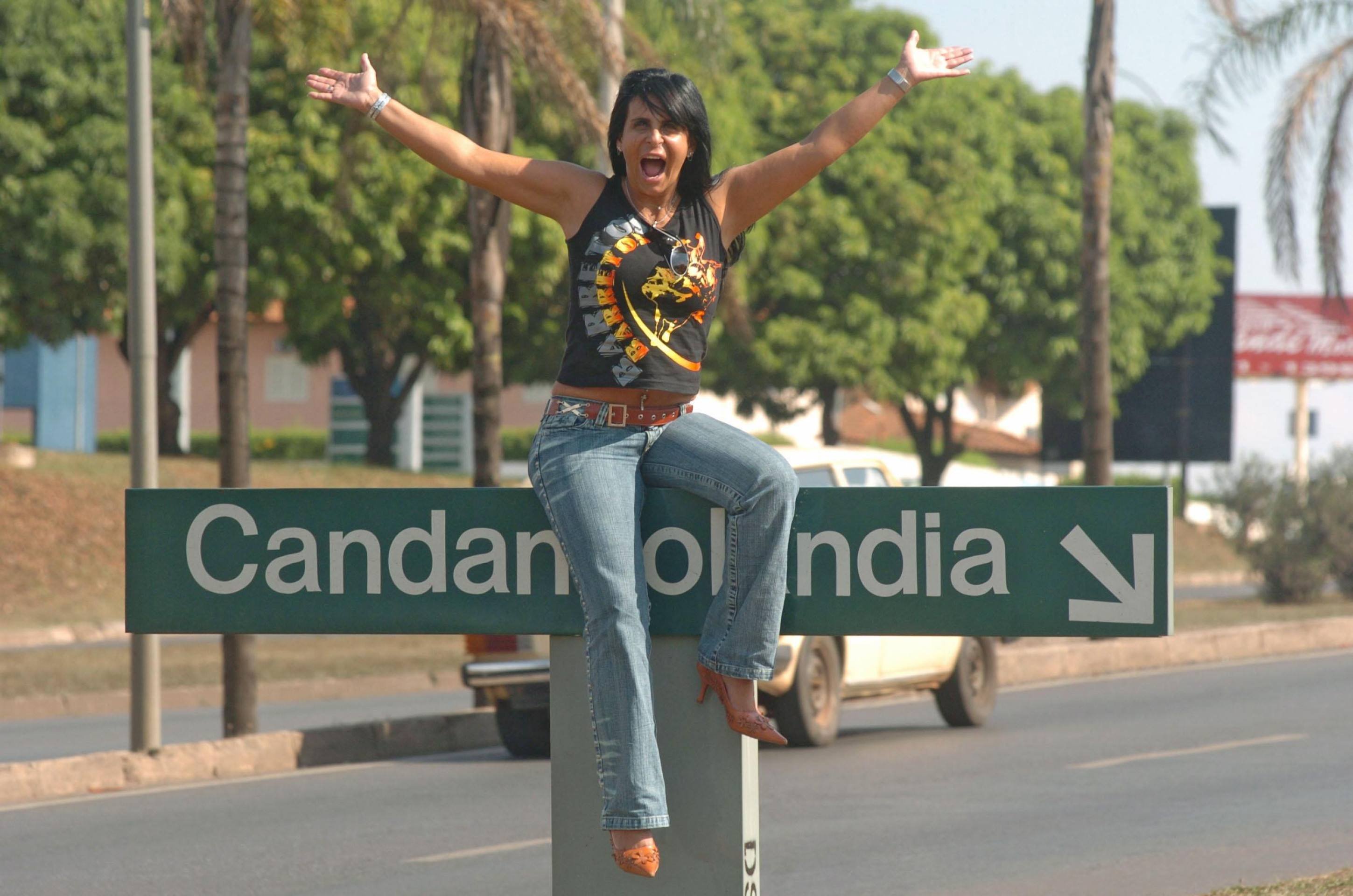 Gretchen em Bras&iacute;lia