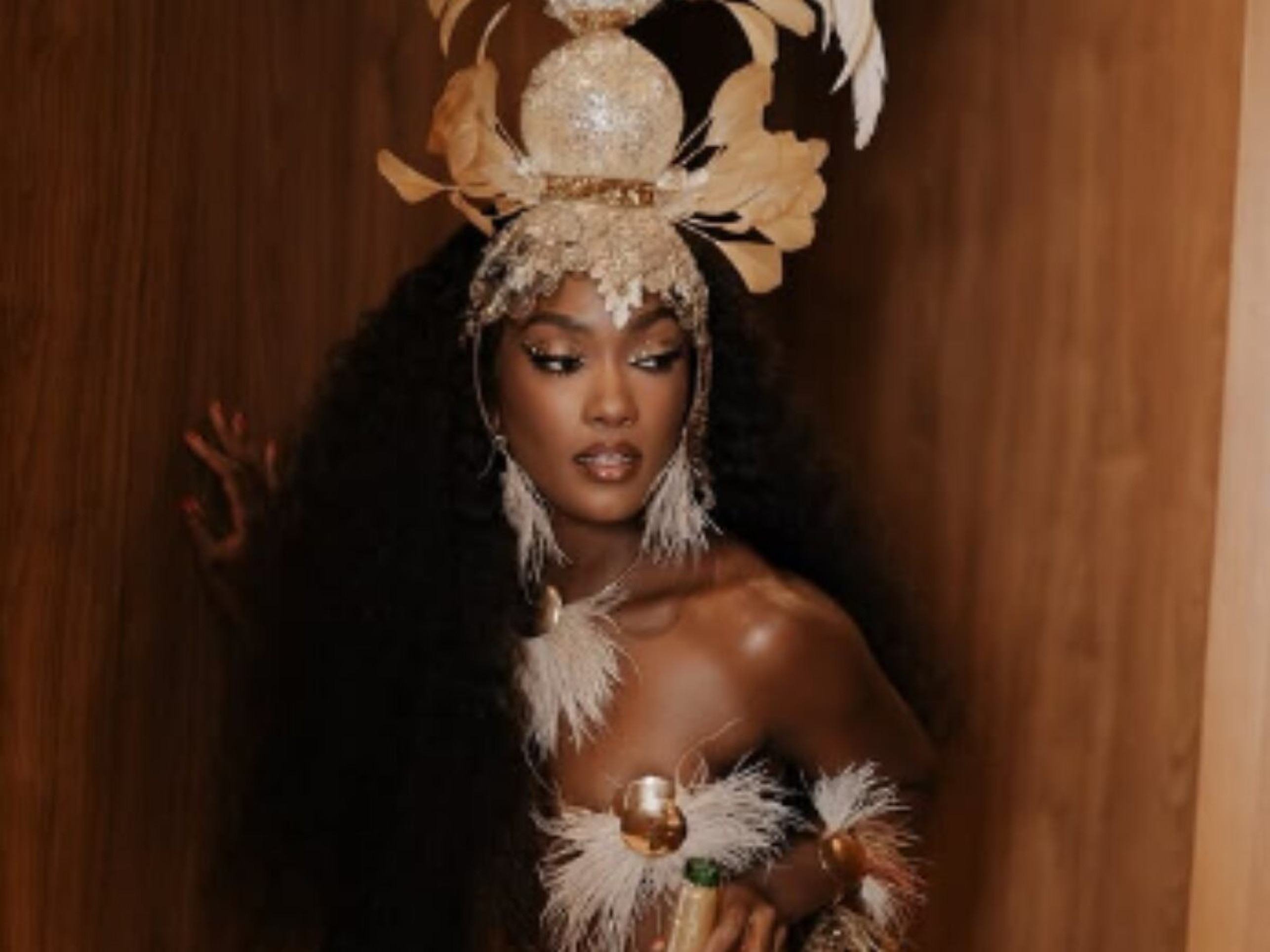 Erika Januza fala sobre voltar ao carnaval: 'Corpo real' -  (crédito: Observatorio dos Famosos)