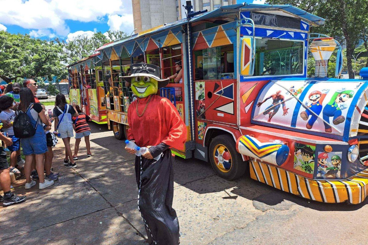 Trenzinho da Alegria foi uma das grande atra&ccedil;&otilde;es para as crian&ccedil;as