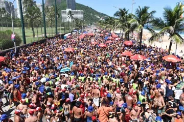 Rio de Janeiro (RJ) contou com cerca de 8 milhões de participantes, alta ocupação hoteleira (98%) e receita próxima de R$ 5,7 bilhões -  (crédito:  Roberto Moreyra / Riotur)