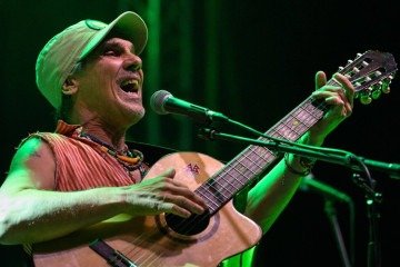 Manu Chao comanda o pós-carnaval de Brasília com show na Arena Conic -  (crédito: Larissa Coiro)