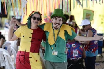 Bloco Deficiente é a Mãe na Torre de TV - (crédito: Foto/Mariana Guedes) Bloco Deficiente é a Mãe na Torre de TV - (crédito: Foto/Mariana Guedes)