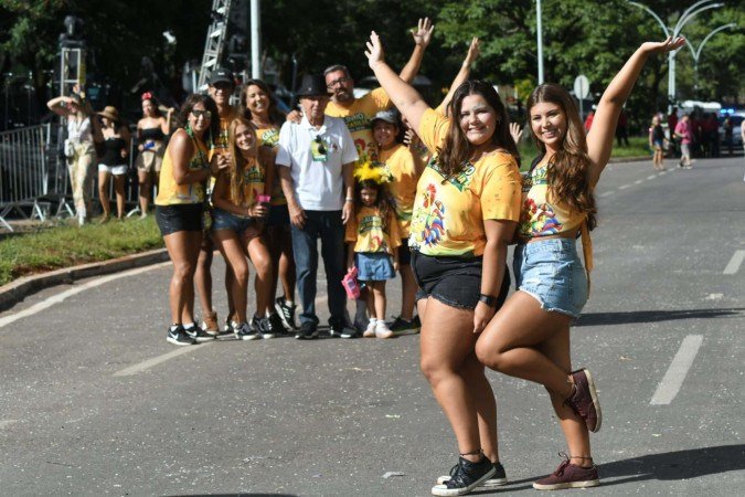 Carnaval do Galinho &eacute; tradi&ccedil;&atilde;o entre diferentes gera&ccedil;&otilde;es da fam&iacute;lia T&ocirc;rres -  (crédito: Marcelo Ferreira/CB/D.A Press)